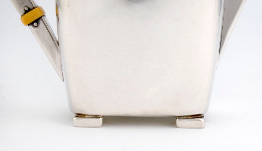 CLEMENS FRIEDELL HANDWROUGHT STERLING SILVER POT 1930