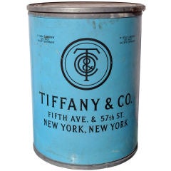 Tiffany Original Shipping Barrel Tiffany Blue