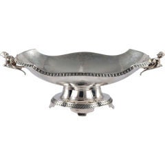 Vintage 3-D Centerpiece Beiderhase Ball Black Sterling Silver