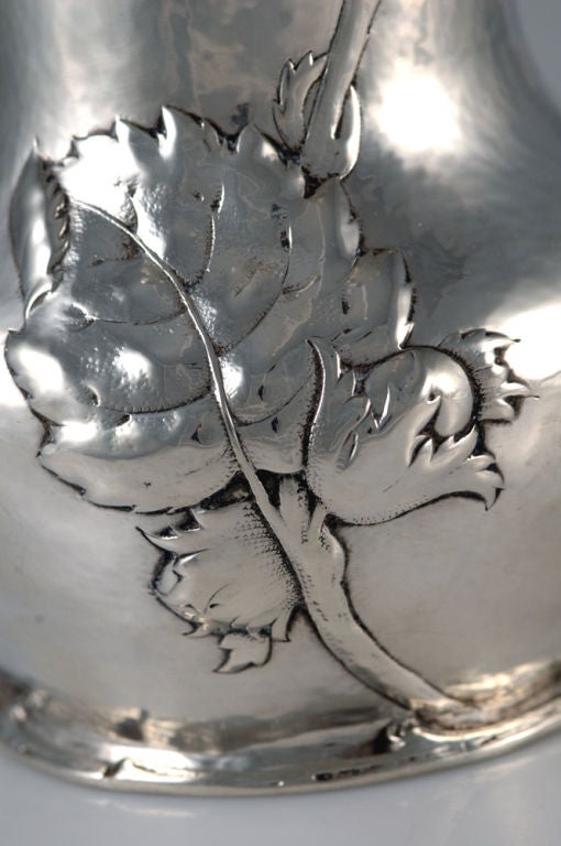 20th Century Gorham of Providence One of a Kind Prototype Sterling Silver Vase 1908 For Sale