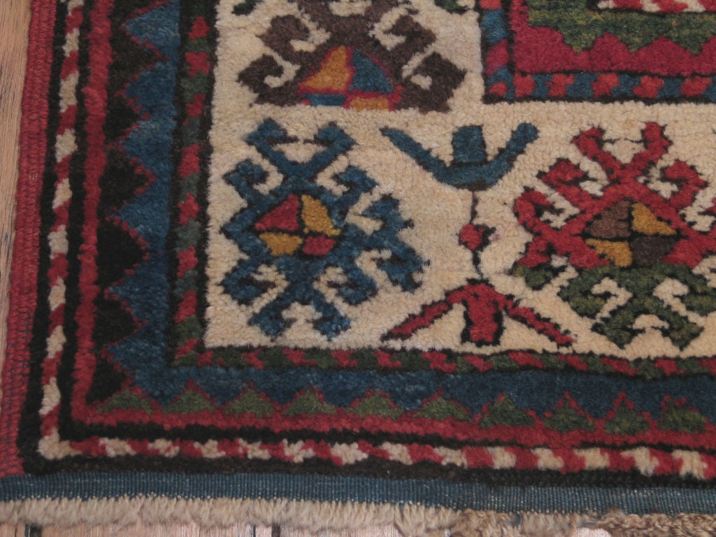 Azerbaijani Antique Gendje/Kazak Rug For Sale
