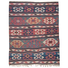 Antique Kazak Kilim Antique Kazak Kilim