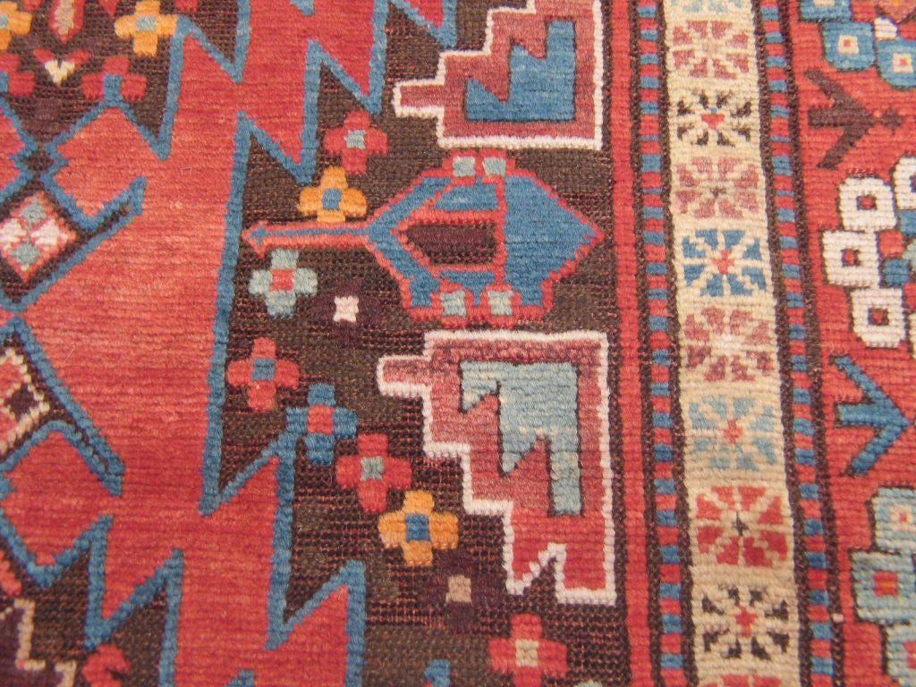 20th Century Antique Karabagh Runner Rug For Sale