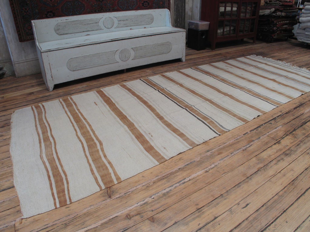 Banded Kilim - Wide Runner