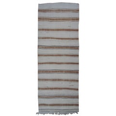 Banded Kilim - Wide Runner
