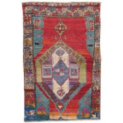 Vintage Very Unique Turkish Carpet