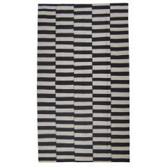 B&W Striped Kilim