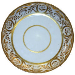 English Soft Paste Porcelain Bowl with Gilding