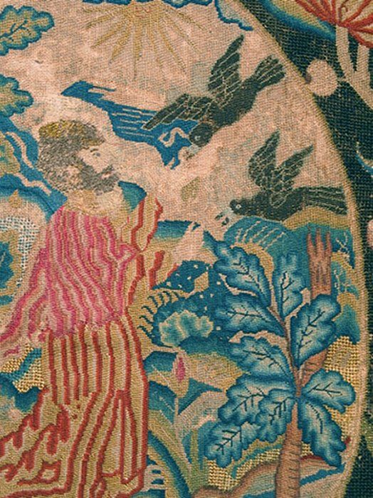 English Needlepoint Panel
