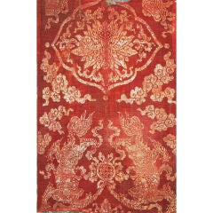 Qing Dynasty Silk Velvet Panel
