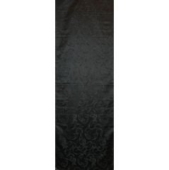 Antique Black Silk Damask