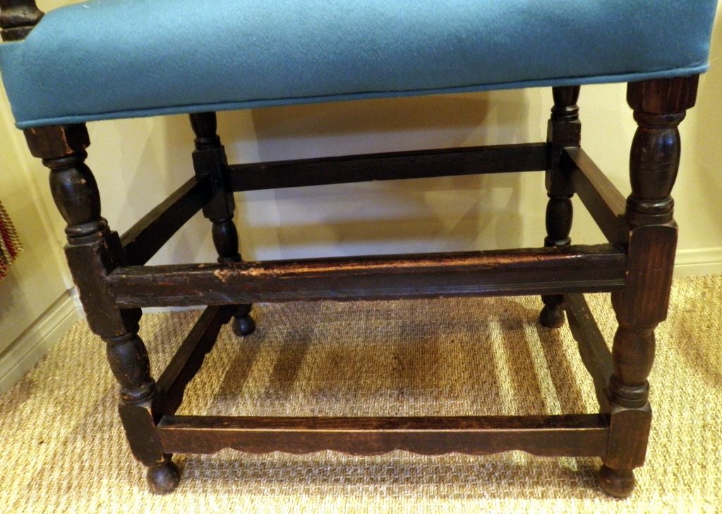 A Louis XIII Walnut Arm Chair 2