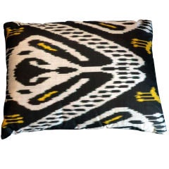 Black Ikat Pillows
