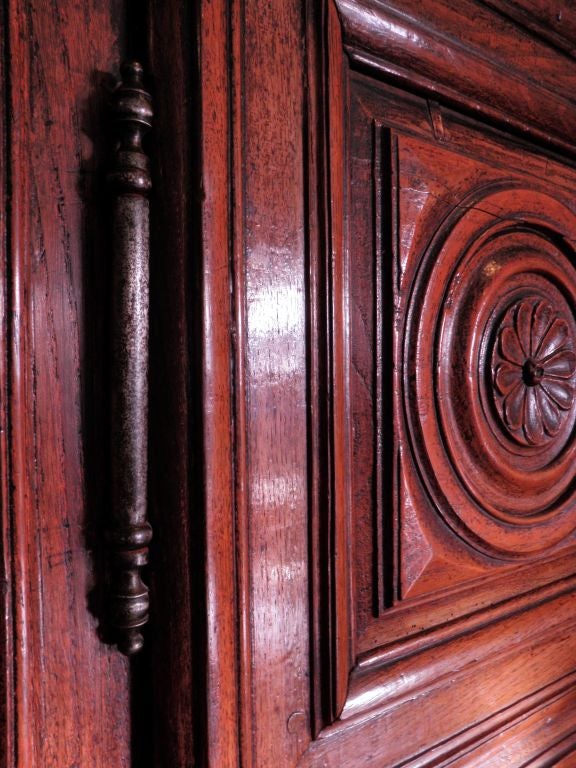 18th Century Chestnut Armoire For Sale 1