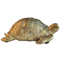 Unique Vintage Turtle Sculpture