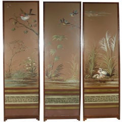 Three Part Folding Screen