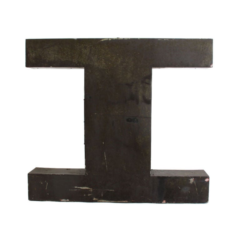 Sign Letter "I" For Sale