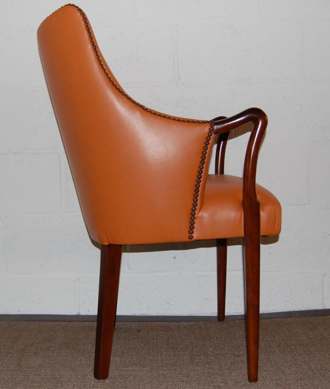 Vintage Danish Mid-Century Modern Desk Arm Chair 1