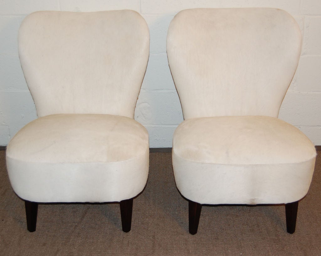 white slipper chairs sale pair of moderne slipper chairs in white hair on white slipper chairs sale pair of moderne slipper chairs in white hair on