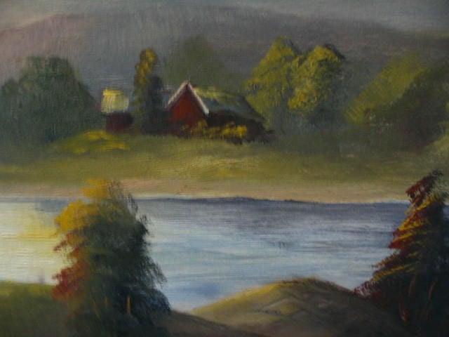 Swedish Landscape Oil Painting 1