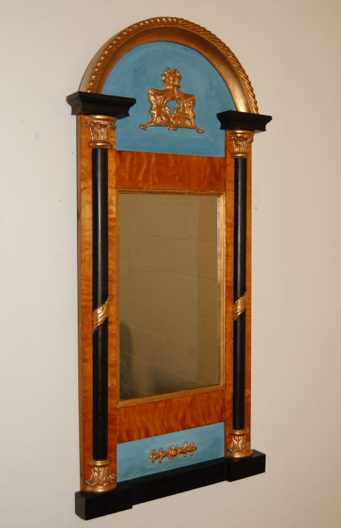 19th Century Antique Swedish Empire Period Mirror
