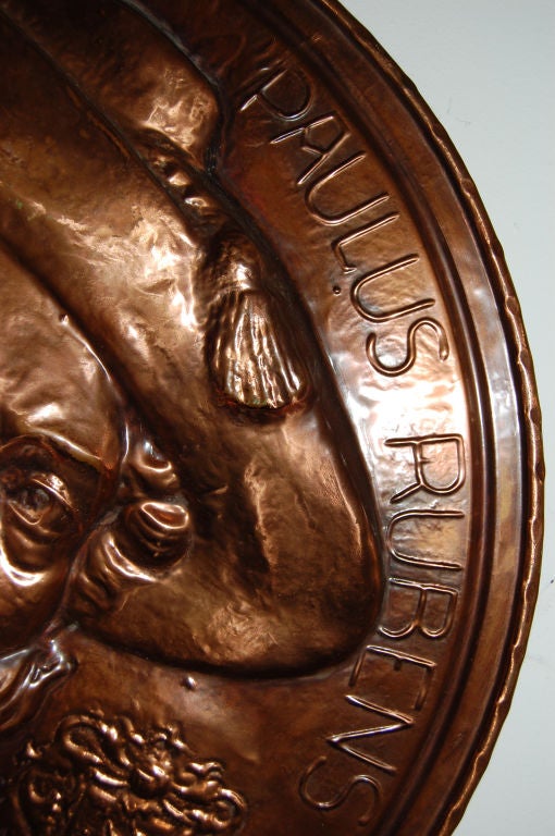 Plaque Rondel en cuivre de Pierre Paul Rubens Bon état - En vente à Atlanta, GA