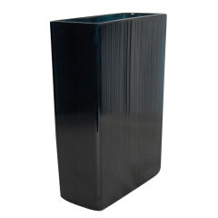 Deep Blue Swedish Art Glass Vase by Gullaskruf Glasbruk