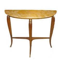 Modern Demilune Console Table