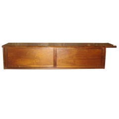 George Nakashima Walnut Hanging Sideboard