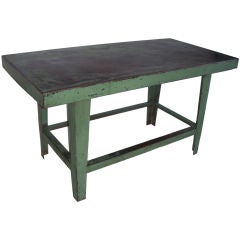 Green Industrial Table