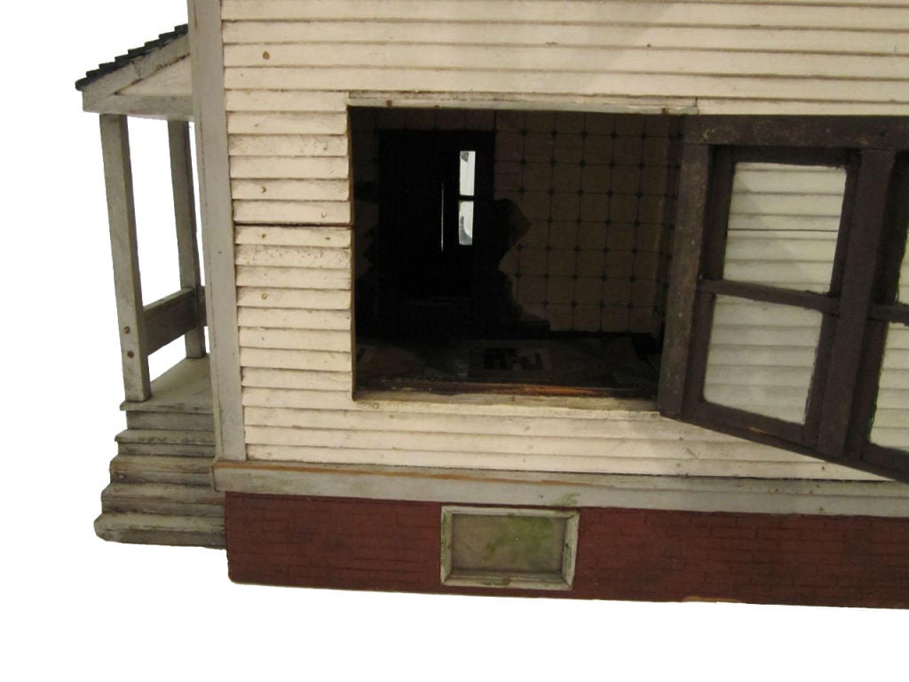 Mid-20th Century Architectural House Model