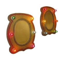 Pair of Carnival Carousel Mirrors