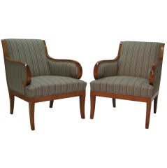 Pair of Swedish Deco armchairs