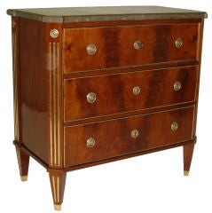 Late Gustavian style chest of drawers