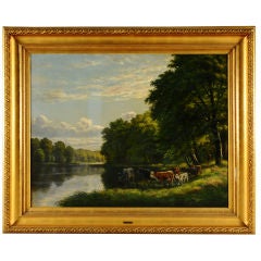 Large Danish bucolic landscape Large Danish bucolic landscape