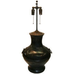 Chinese Bronze Vase Lamp