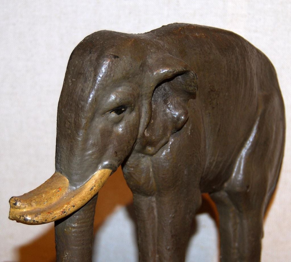 Early 20th Century Elephant Door Stop