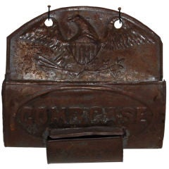 Antique Mid 19th Century American Hanging Comb Box