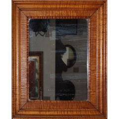 Mirror in Tiger Maple Frame, Pennsylvania, Circa 1840