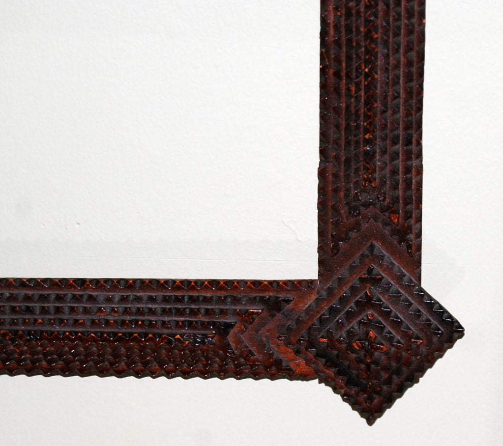 Tramp Art Picture Frame, Early 20th Century American