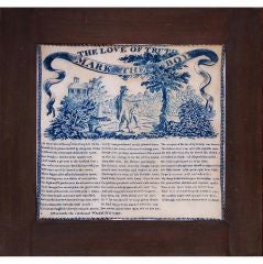 Rare George Washington  Printed Handkerchief, circa 1810