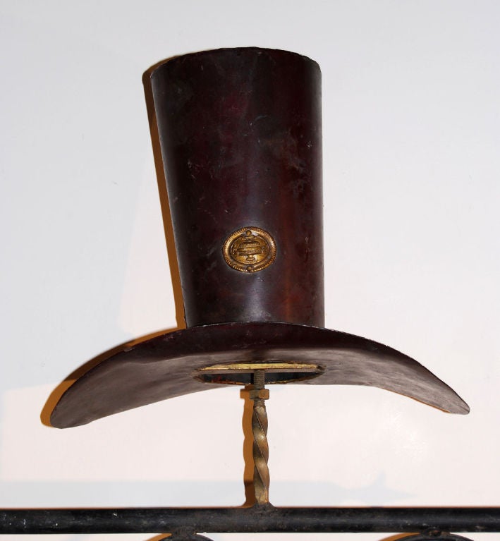 Hat & Glove Shop Sign, 3 Dimensional, late 19th c.