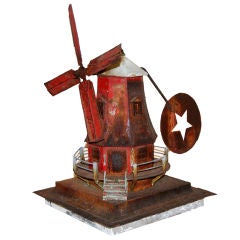 19th Century American Folk Art Windmill