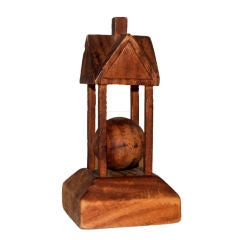 Mid 19th Century American Carved Folk Art  House Whimsy