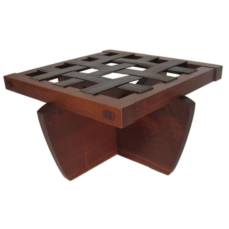 A Greenrovk Footstoll By George Nakashima