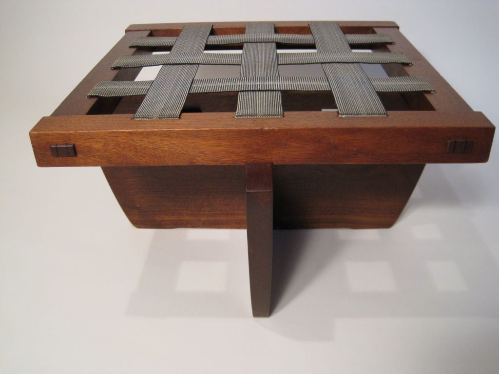 A Greenrovk Footstoll By George Nakashima 1