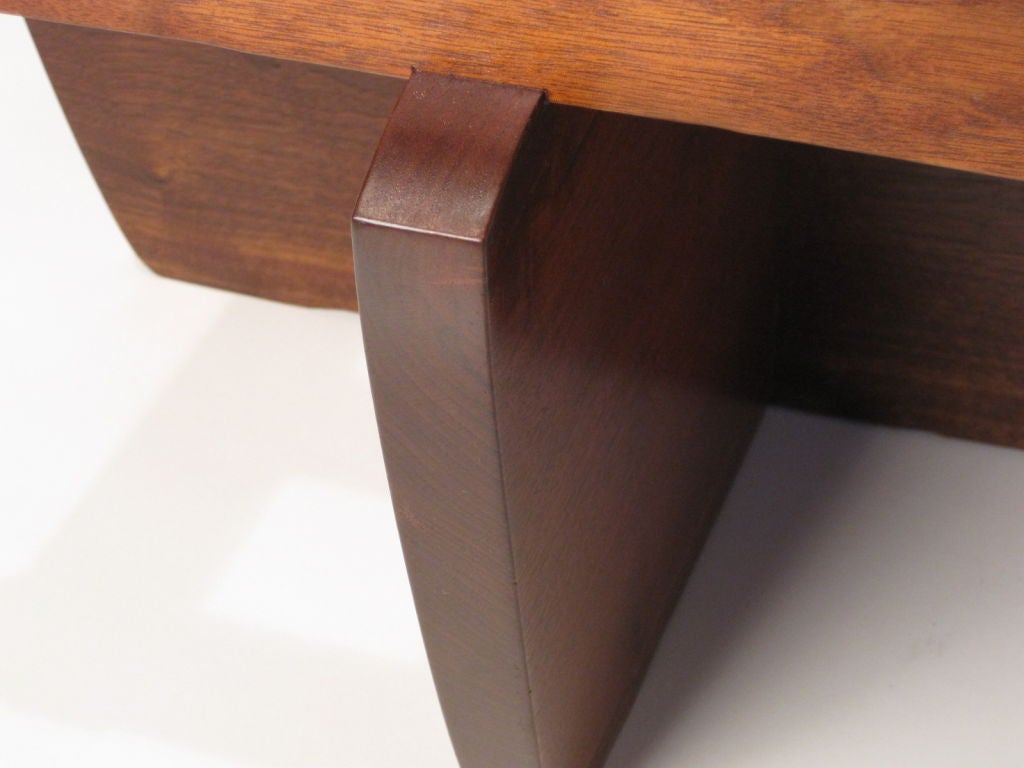 American A Greenrovk Footstoll By George Nakashima