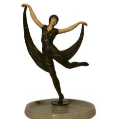 Art Deco Figurine Ashtray