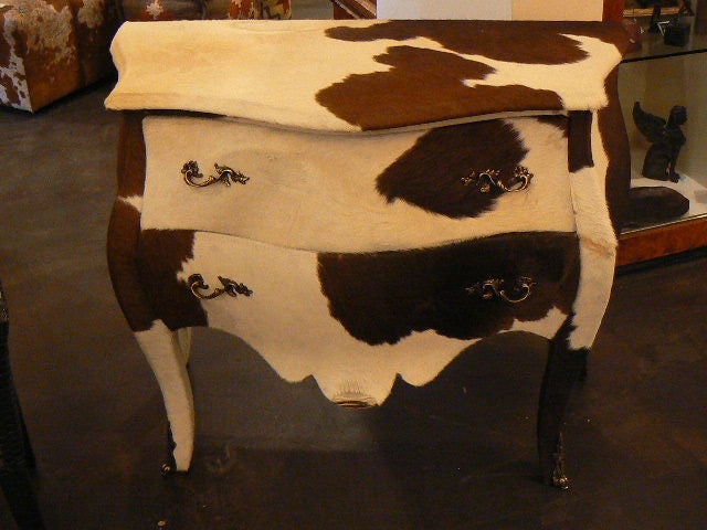 Bombay Chest in Cowhide