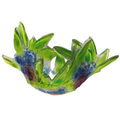 "Jamaican Flower" Glass Vessel by Amanda Brisbane
